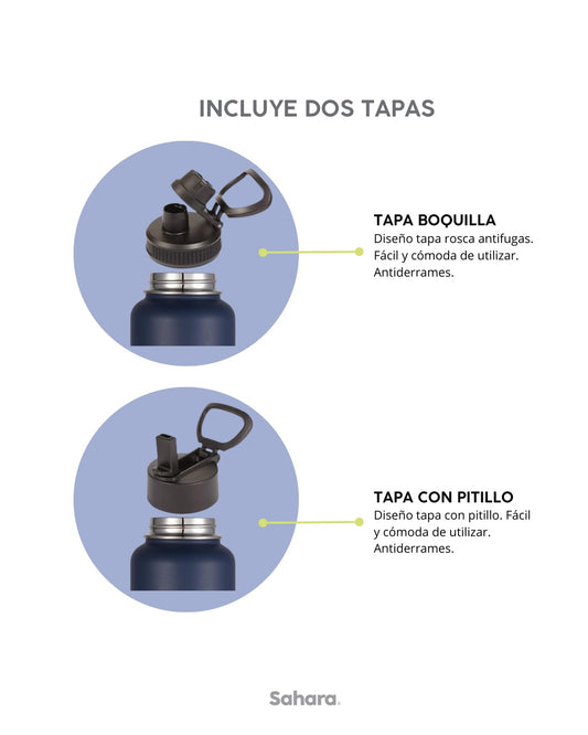 Termo Soul Sahara 1000ml - Infografía de Características