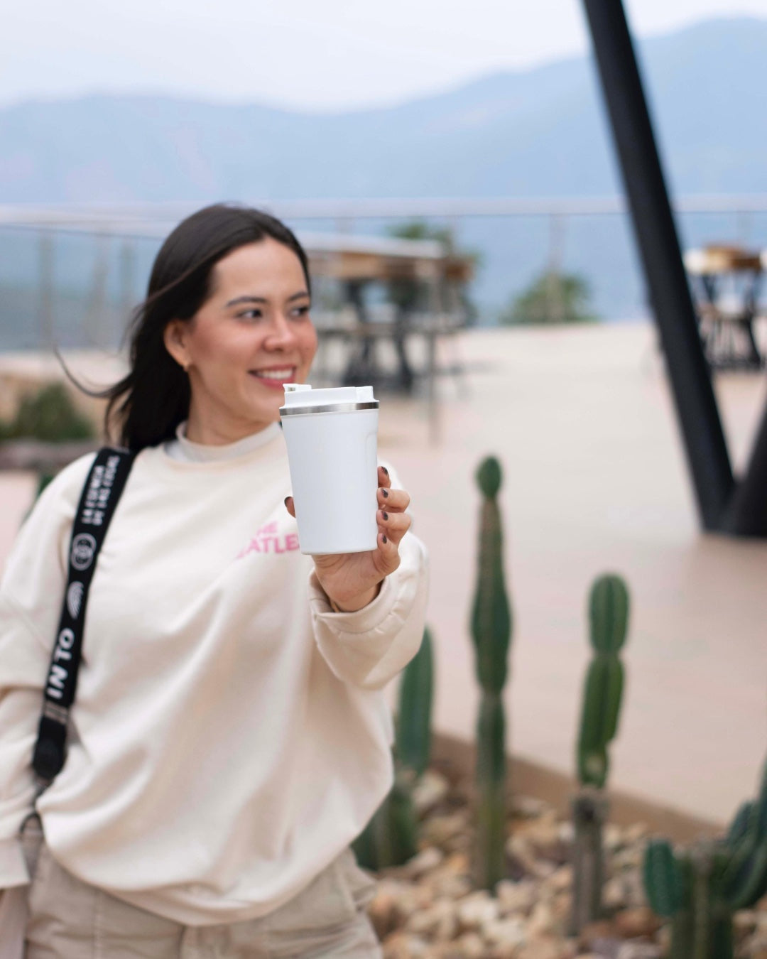 Vaso Térmico Mocca Sahara 380ml - Infografía de Características